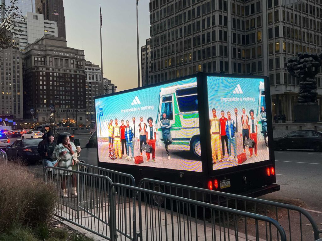 Direct Ad Network LED Billboards  Digital TV Networks How Mobile Billboards Drive Local Success for Businesses Imagine your small business message showing up where your customers actually are at busy intersections outside local events LED Billboard Trucks