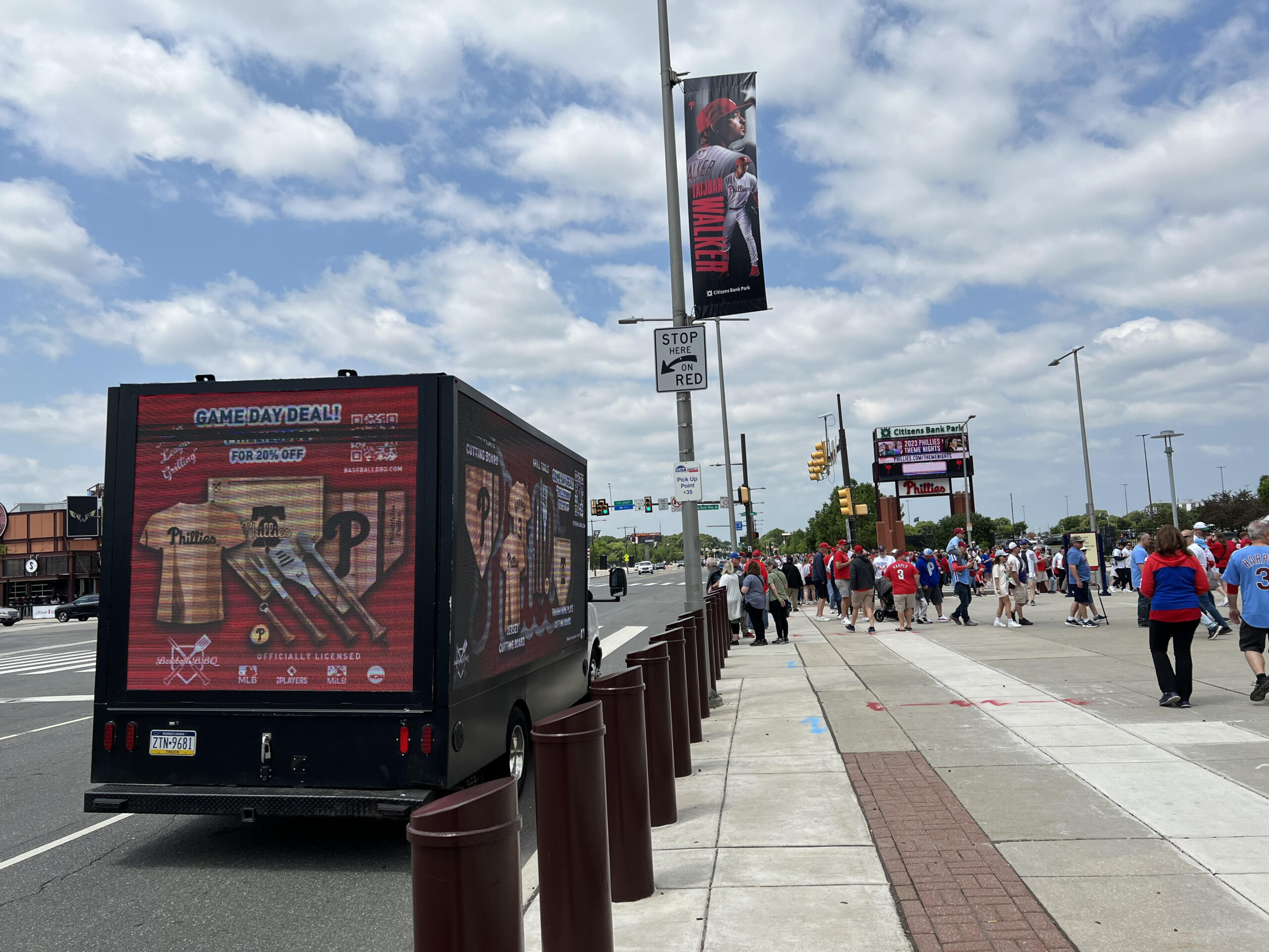 Direct Ad Network LED Billboards Digital TV Networks Baseball BBQ Direct Ad Network Philadelphia Direct Ad Network proud to partner with Baseball BBQ and its line of MLB officially licensed patented baseball BBQ grilling tools Look for our LED Trucks