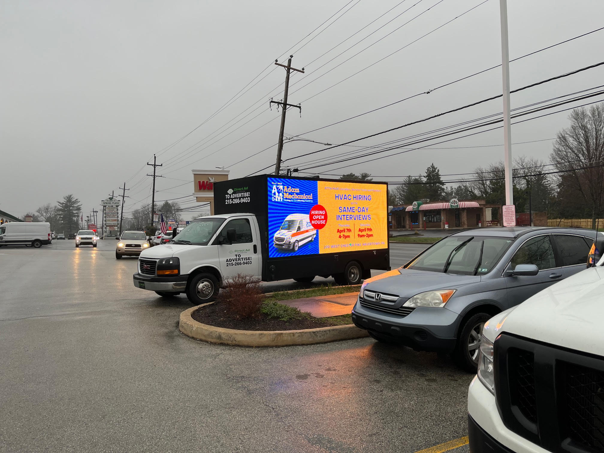 “Now Hiring” LED Billboard Truck Campaign