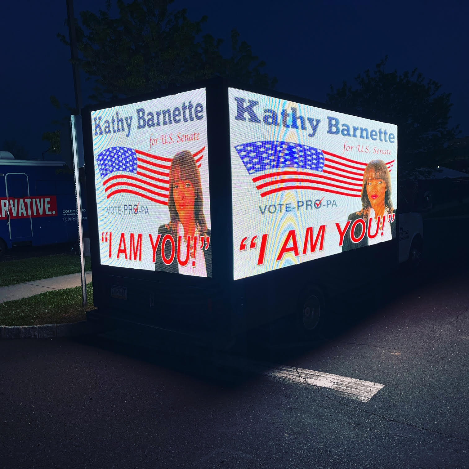 Political Campaigns LED Billboard Truck Campaign